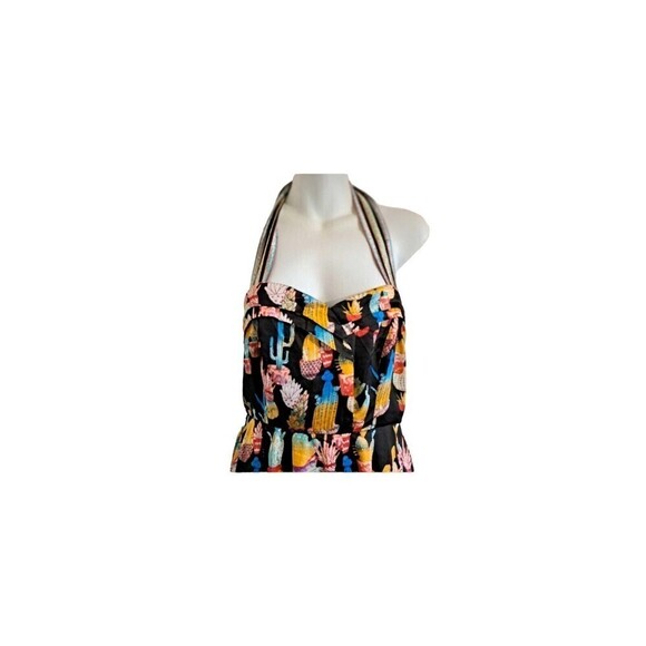 Sister Jane Belted Knee High Cactus Print Dress MSRP$343 Size: S - Picture 3 of 6